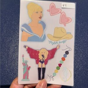 Waterproof Taylor Inspired Sticker Pack | Fan Art | Swiftie Sticker Gift